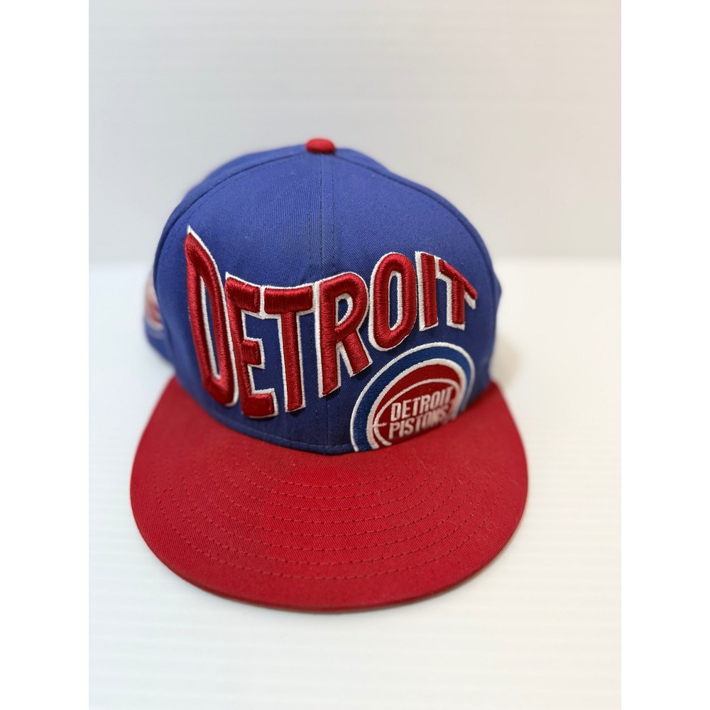 Detroit Pistons New Era‎ Hat Cap Fitted NBA Basketball Blue Red